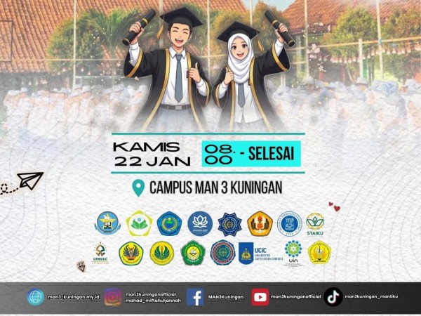 MAN 3 Kuningan Gelar Expo Campus, Siswa Kenali Dunia Perguruan Tinggi.