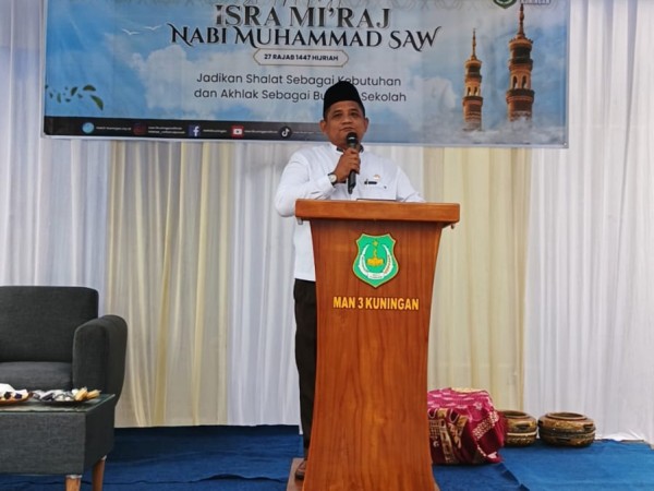 MAN 3 Kuningan Gelar Peringatan Isra Mi'raj Nabi Muhammad SAW